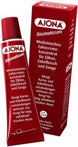 AJONA STOMATICUM TANDPASTA TUBE 25 ML