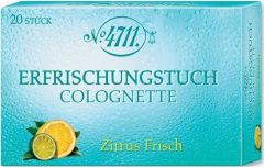 4711 COLOGNETTE VERFRISSINGSDOEKJE REFRESHING LEMON PAK 20 STUKS