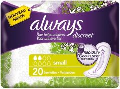 ALWAYS DISCREET SMALL VERBAND PAK 20 STUKS