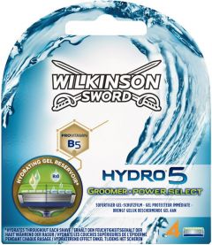 WILKINSON SWORD HYDRO 5 GROOMER POWER SELECT SCHEERMESJES PAK 4 STUKS