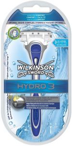 WILKINSON SWORD HYDRO 3 SCHEERSYSTEEM + 1 MESJE PAK 1 STUK