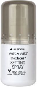 WET N WILD PHOTOFOCUS SETTING SPRAY 45 ML