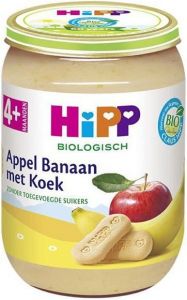 HIPP APPEL BANAAN MET KOEK 4+ MAANDEN POTJE 190 GRAM