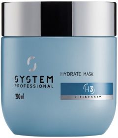 WELLA SYSTEM PROFESSIONAL HYDRATE MASK H3 HAARMASKER POT 200 ML