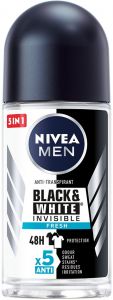 NIVEA MEN BLACK & WHITE INVISIBLE FRESH DEO ROLLER 50 ML