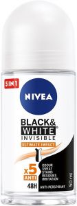 NIVEA BLACK & WHITE INVISIBLE ULTIMATE IMPACT DEO ROLLER 50 ML