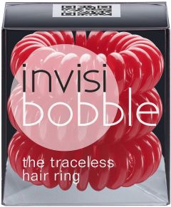 INVISIBOBBLE THE TRACELESS HAIRRING RASPBERRY RED DOOSJE 3 STUKS