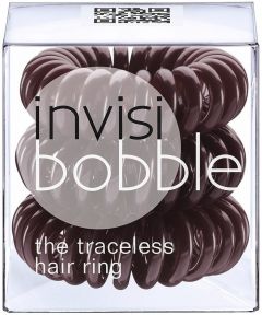 INVISIBOBBLE THE TRACELESS HAIR RING CHOCOLATE BROWN 3 STUKS