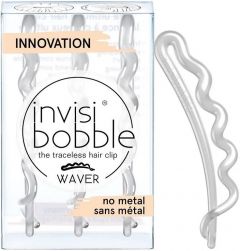 INVISIBOBBLE WAVER THE TRACELESS HAIR CLIP CRYSTAL CLEAR 3 STUKS