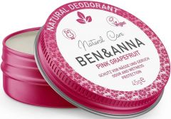 BEN & ANNA NATURAL DEODORANT PINK GRAPEFRUIT DEO CREME BLIKJE 45 GRAM