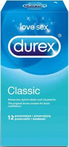 DUREX CLASSIC CONDOMS CONDOOMS DOOSJE 12 STUKS