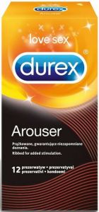 DUREX AROUSER RIBBED CONDOMS CONDOOMS DOOSJE 12 STUKS