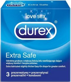 DUREX EXTRA SAFE CONDOOMS DOOSJE 3 STUKS