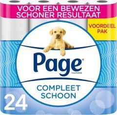 PAGE COMPLEET SCHOON TOILETPAPIER PAK 24 ROLLEN