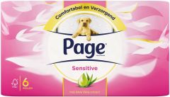 PAGE SENSITIVE TOILETPAPIER PAK 6 ROLLEN