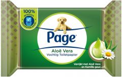 PAGE ALOE VERA VOCHTIG TOILETPAPIER PAK 38 STUKS