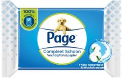 PAGE COMPLEET SCHOON VOCHTIG TOILETPAPIER PAK 38 STUKS