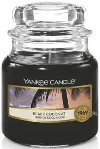 YANKEE CANDLE BLACK COCONUT GEURKAARS POT 104 GRAM