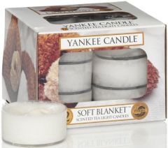 YANKEE CANDLE SOFT BLANKET TEA LIGHTS THEELICHTEN PAK 12 STUKS