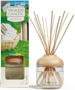 YANKEE CANDLE CLEAN COTTON REED DIFFUSER GEURSTOKJES PAK 120 ML