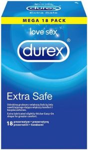 DUREX EXTRA SAFE CONDOOMS DOOSJE 18 STUKS