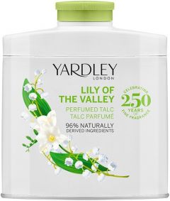 YARDLEY LILY OF THE VALLEY PERFUMED TALC TALKPOEDER BUS 50 GRAM