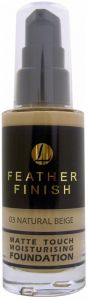 LENTHERIC FEATHER FINISH MATTE TOUCH MOISTURISING FOUNDATION 03 NATURAL BEIGE POMP 30 ML