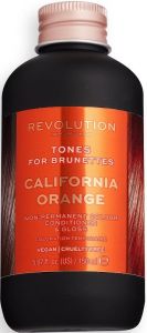 REVOLUTION HAIRCARE TONES FOR BRUNETTES CALIFORNIA ORANGE NON-PERMANENT COLOUR HAARKLEURING FLACON 150 ML