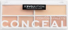 MAKEUP REVOLUTION RELOVE CONCEAL FAIR CONCEALER & CONTOUR PALETTE DOOSJE 11,2 GRAM