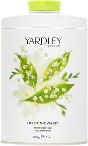 YARDLEY LILY OF THE VALLEY PERFUMED TALC TALKPOEDER BUS 200 GRAM