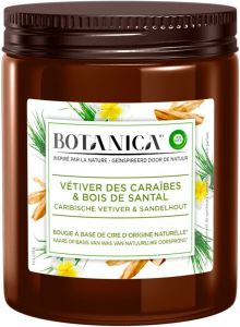 AIRWICK BOTANICA CARIBISCHE VETIVER & SANDELHOUT GEURKAARS 205 GRAM