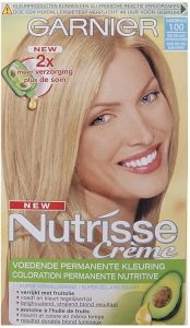 GARNIER NUTRISSE CRÈME 100 ZEER ZEER LICHT NATUURLIJK BLOND HAARVERF PAK 1 STUK