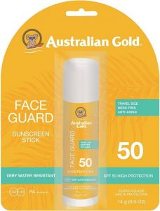 AUSTRALIAN GOLD FACE GUARD SPF 50 SUNSCREEN STICK 14 GRAM