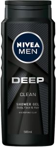 NIVEA MEN DEEP CLEAN SHOWER GEL DOUCHEGEL FLACON 500 ML