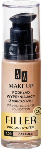 AA MAKE UP FILLER WRINKLE DECREASE FOUNDATION 109 CARAMEL POMP 30 ML