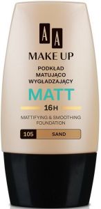 AA MAKE UP MATT 105 SAND FOUNDATION FLACON 30 ML