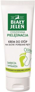 BIALY JELEN HYPOALLERGENIC DRY AND CRACKED HEELS FOOT CREAM VOETCREME TUBE 75 ML