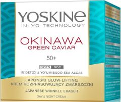 YOSKINE OKINAWA GREEN CAVIAR 50+ JAPANESE WRINKLE ERASER DAY & NIGHT CREAM GEZICHTSCREME POT 50 ML