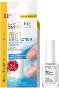 EVELINE NAIL THERAPY 8 IN 1 TOTAL ACTION NAIL CONDITIONER POTJE 12 ML