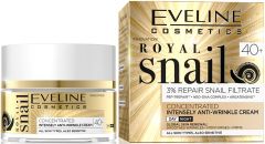 EVELINE ROYAL SNAIL 40+ CONCENTRATED INTENSELY ANTI-WRINKLE CREAM GEZICHTSCREME POT 50 ML