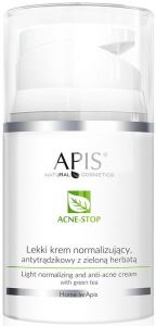 APIS HOME TERAPIS ACNE-STOP LIGHT NORMALIZING AND ANTI-ACNE CREAM POMP 50 ML