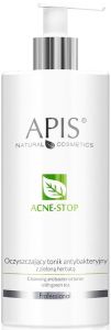 APIS PROFESSIONAL ACNE-STOP GREEN TEA CLEANSING ACTIBACTERIAL TONER POMP 500 ML