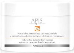 APIS PROFESSIONAL NATURAL SHEA BUTTER FOR BODY MASSAGE POT 200 GRAM