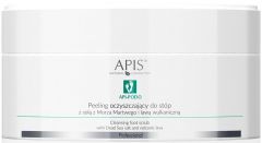 APIS PROFESSIONAL API-PODO DEAD SEA SALT AND VOLCANIC LAVA CLEANSING FOOT SCRUB VOETSCRUB POT 300 GRAM