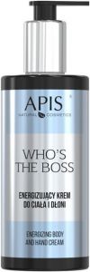 APIS WHO'S THE BOSS ENERGIZING BODY AND HAND CREAM HANDCREME POMP 300 ML