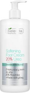 BIELENDA PROFESSIONAL FOOT PROGRAM SOFTENING 20% UREA FOOT CREAM VOETCREME POMP 500 ML