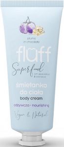 FLUFF SUPERFOOD PLUMS IN CHOCOLATE BODY CREAM BODYCREME TUBE 150 ML
