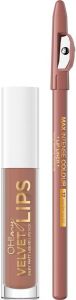 EVELINE OH MY VELVET LIPS 14 CHOCO TRUFFLE LIPSTICK + LIPLINER SET 1 STUK