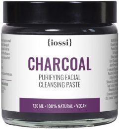 IOSSI CHARCOAL PURIFYING FACIAL CLEANSING PASTE GEZICHTSREINIGER POT 120 ML