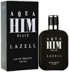 LAZELL AQUA HIM BLACK FOR MAN EDT FLES 100 ML
